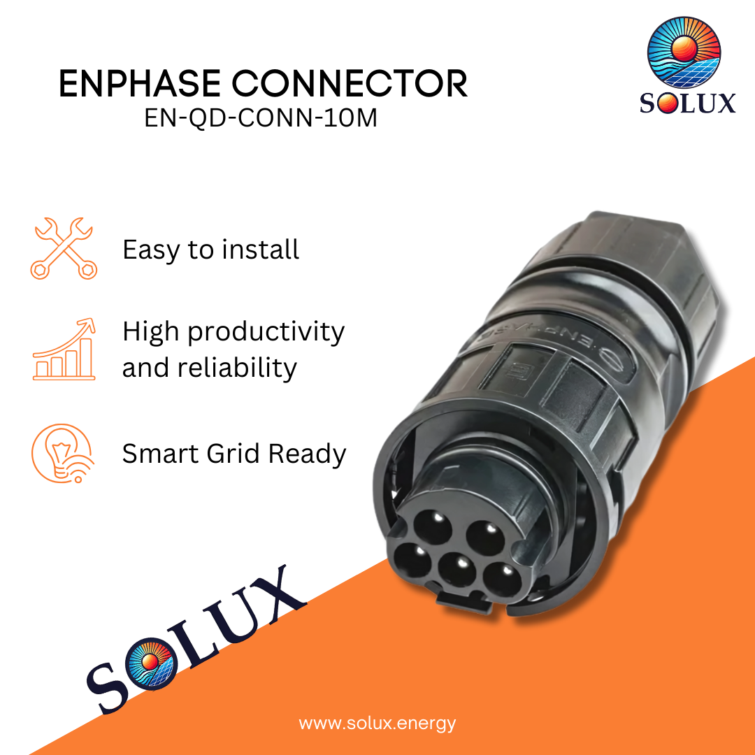 This is an image of Enphase Cable Connector Field Wireable for NA 3 Phase Q Cable (Male)